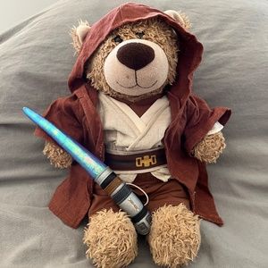 Build-A-Bear Jedi Bear with Lightsaber